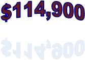  $114,900 